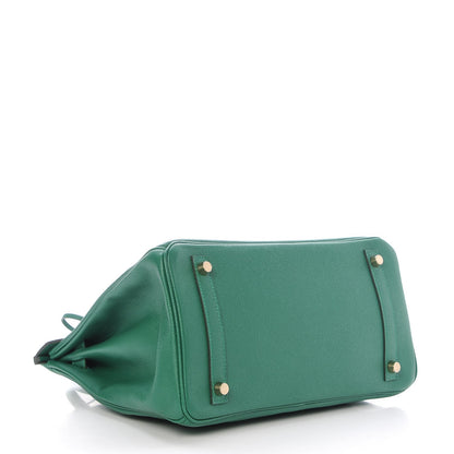Hermes Epsom Birkin 30 Vert Vertigo 5 of 35