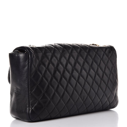 Chanel Lambskin Quilted Medium Westminster Pearl Flap Black 3 of 7