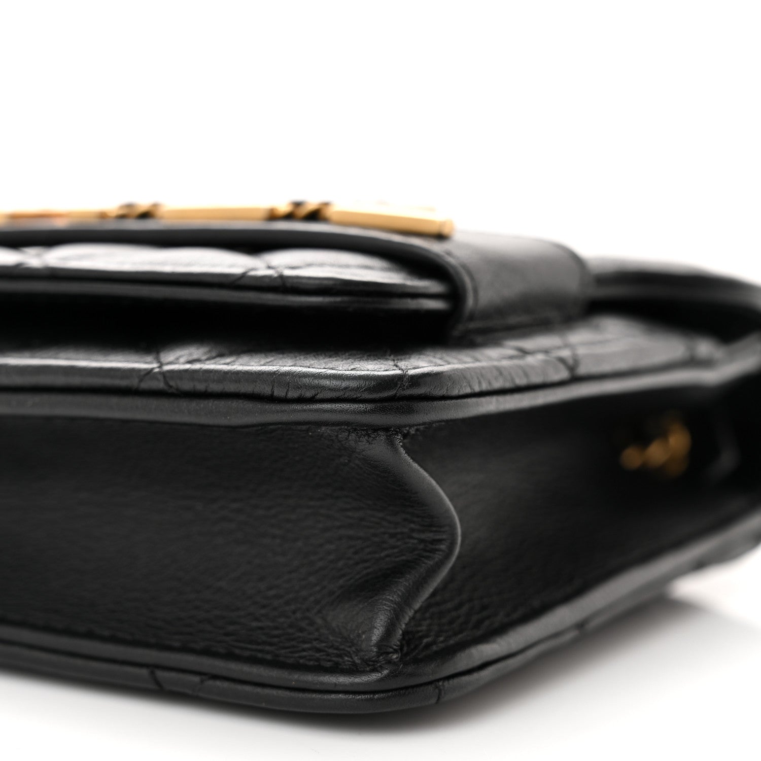 Chanel Calfskin Quilted Small Enchained Flap Black 11 of 13