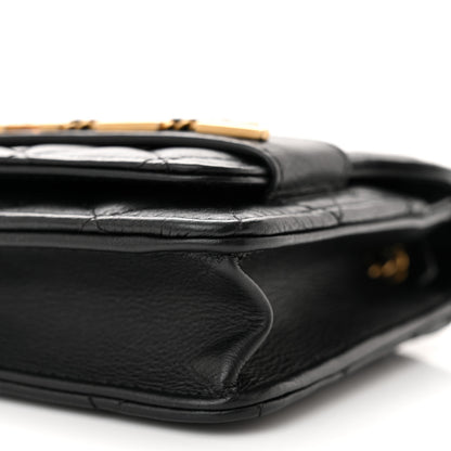 Chanel Calfskin Quilted Small Enchained Flap Black 11 of 13
