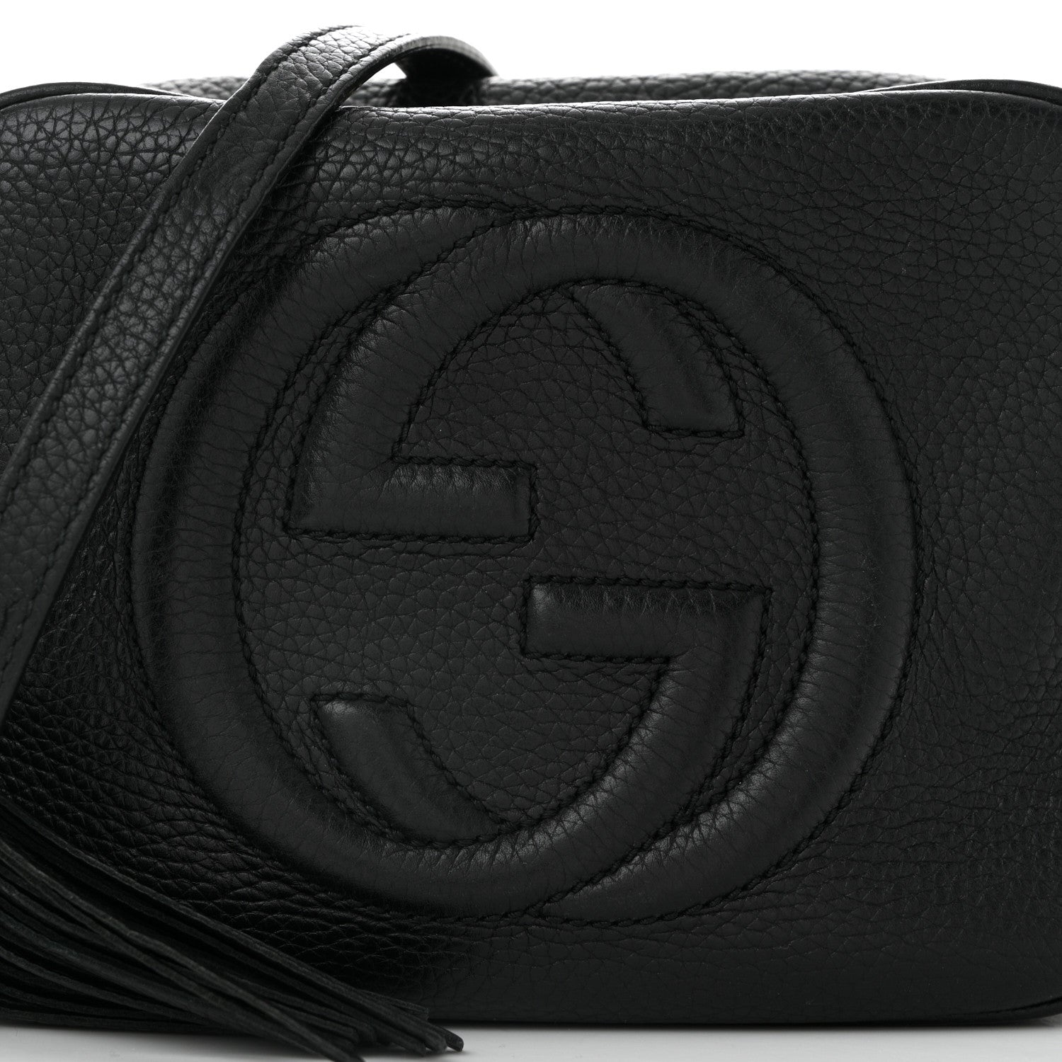 Gucci Pebbled Calfskin Small Soho Disco Bag Black 8 of 10