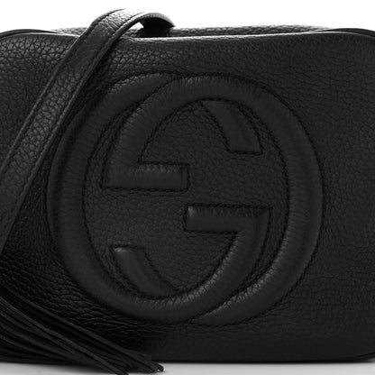 Gucci Pebbled Calfskin Small Soho Disco Bag Black 8 of 10