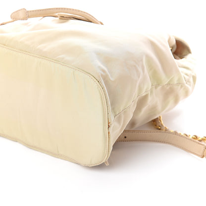 Prada Tessuto Nylon Vela Chain Backpack Sabbia 8 of 8