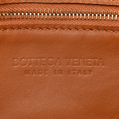 Bottega Veneta Lambskin Maxi Intrecciato Cassette Crossbody Bag Caramel 6 of 13