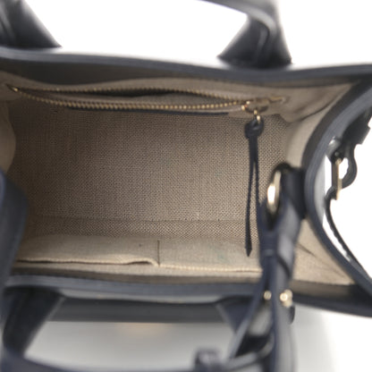 Balenciaga Calfskin Padlock Mini All Afternoon Tote Bleu Nuit 5 of 17