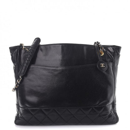 Chanel Lambskin Shopping Tote Black 1 of 11