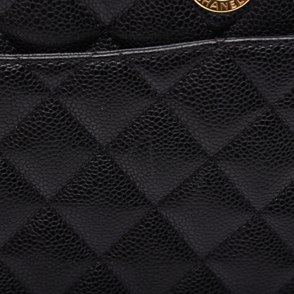 Chanel Caviar Quilted Grand Shopping Tote GST Black 11 of 19
