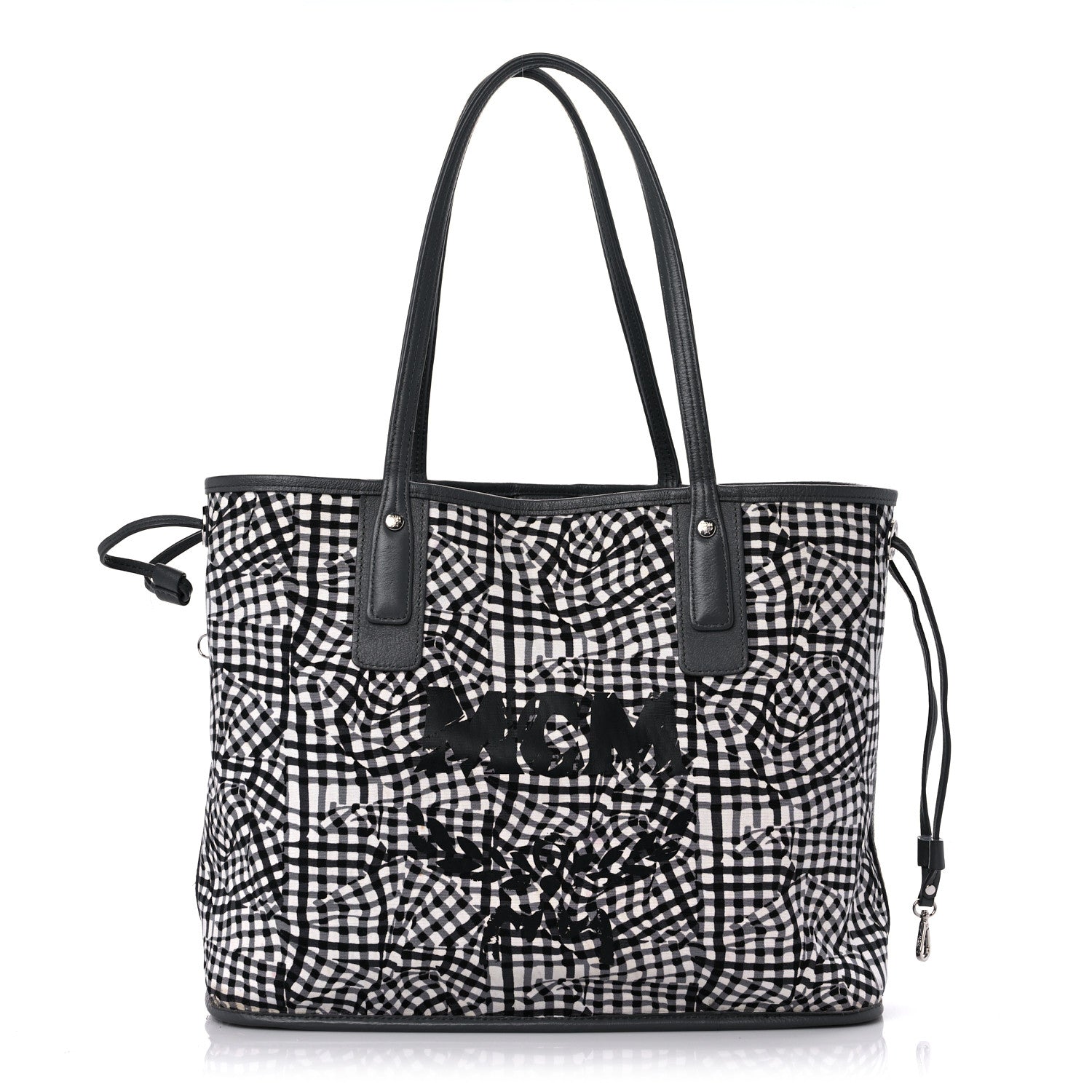 MCM Visetos Large Liz Reversible Shopper Tote Grey 14 of 19