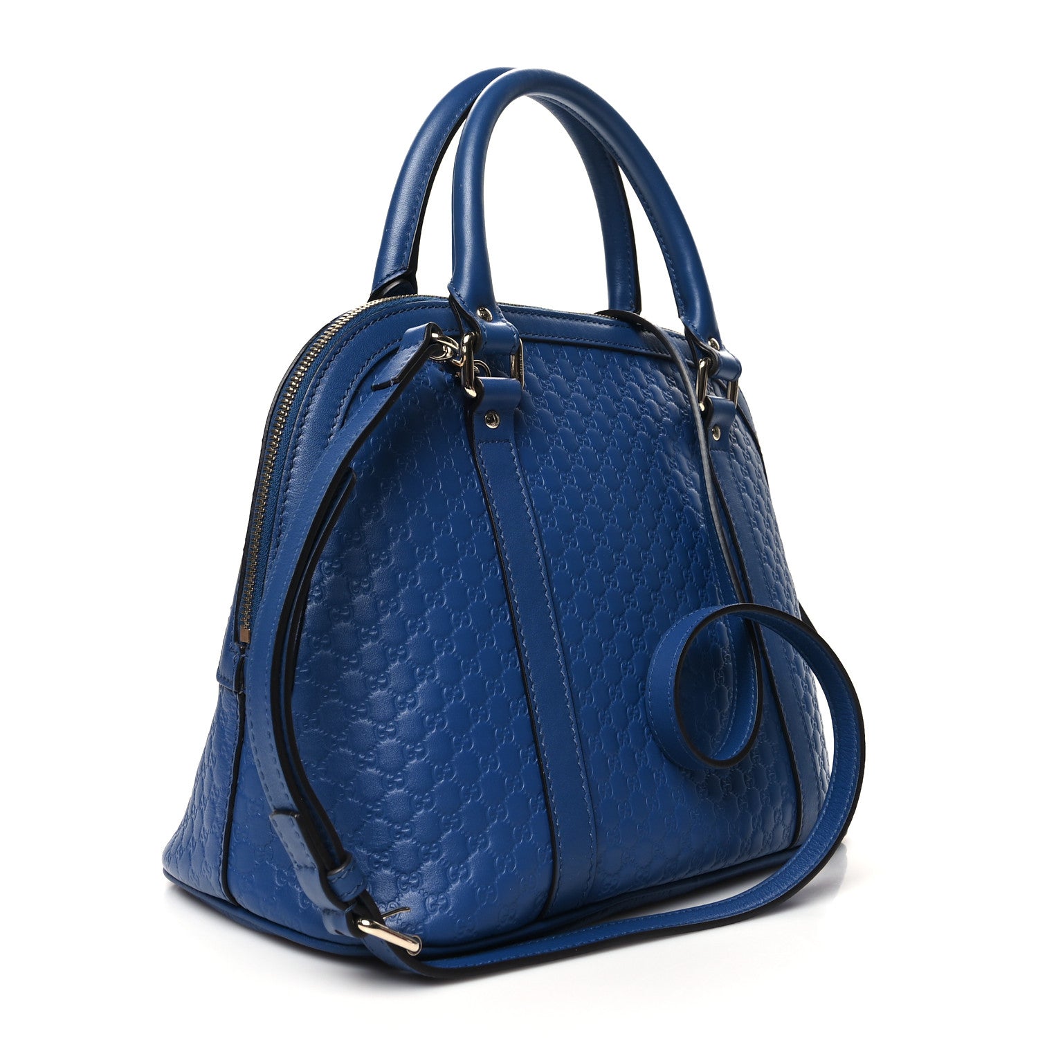 Gucci Soft Microguccissima Medium Dome Bag Caspian 2 of 11