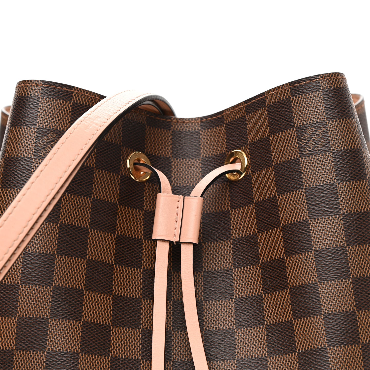 Damier Ebene Neonoe MM Venus Pink