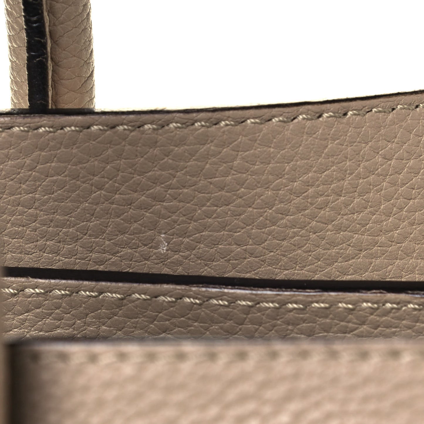 Drummed Calfskin Mini Luggage Dune