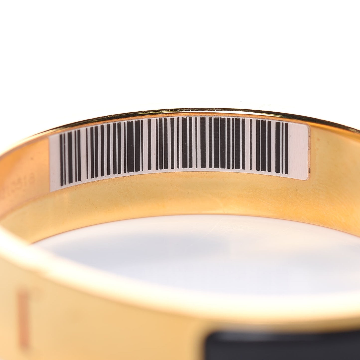 Enamel Narrow Clic Clac H Bracelet PM Black