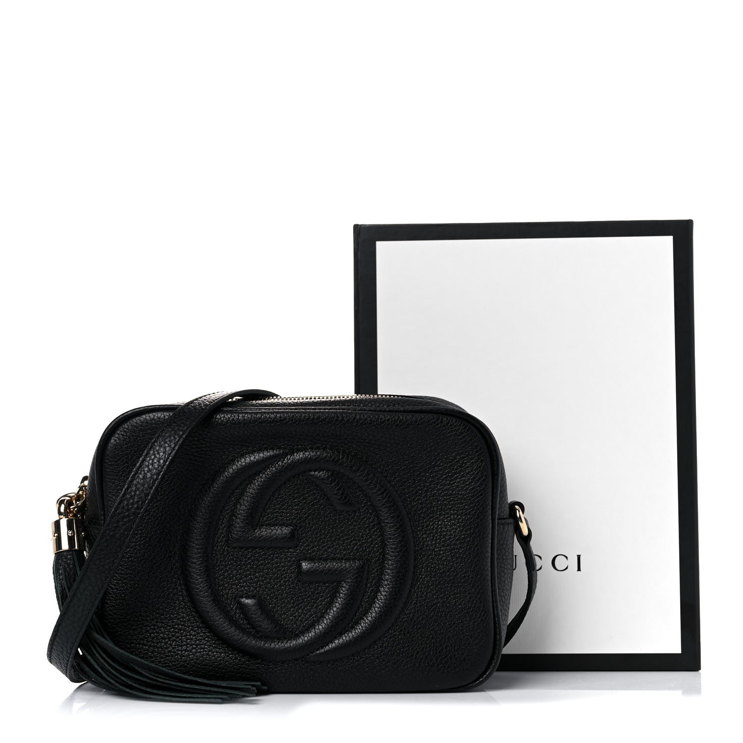 Gucci Pebbled Calfskin Small Soho Disco Bag Black 18 of 18