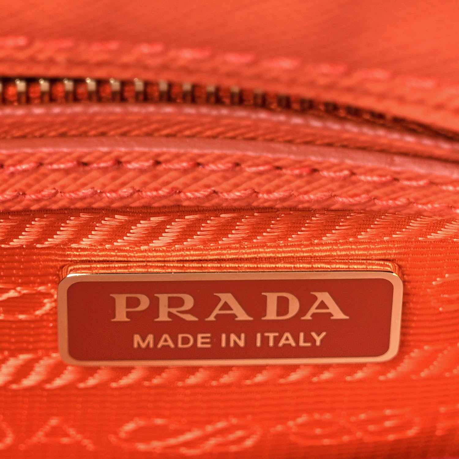 Prada Saffiano Mini Galleria Double Zip Tote Papaya 6 of 8