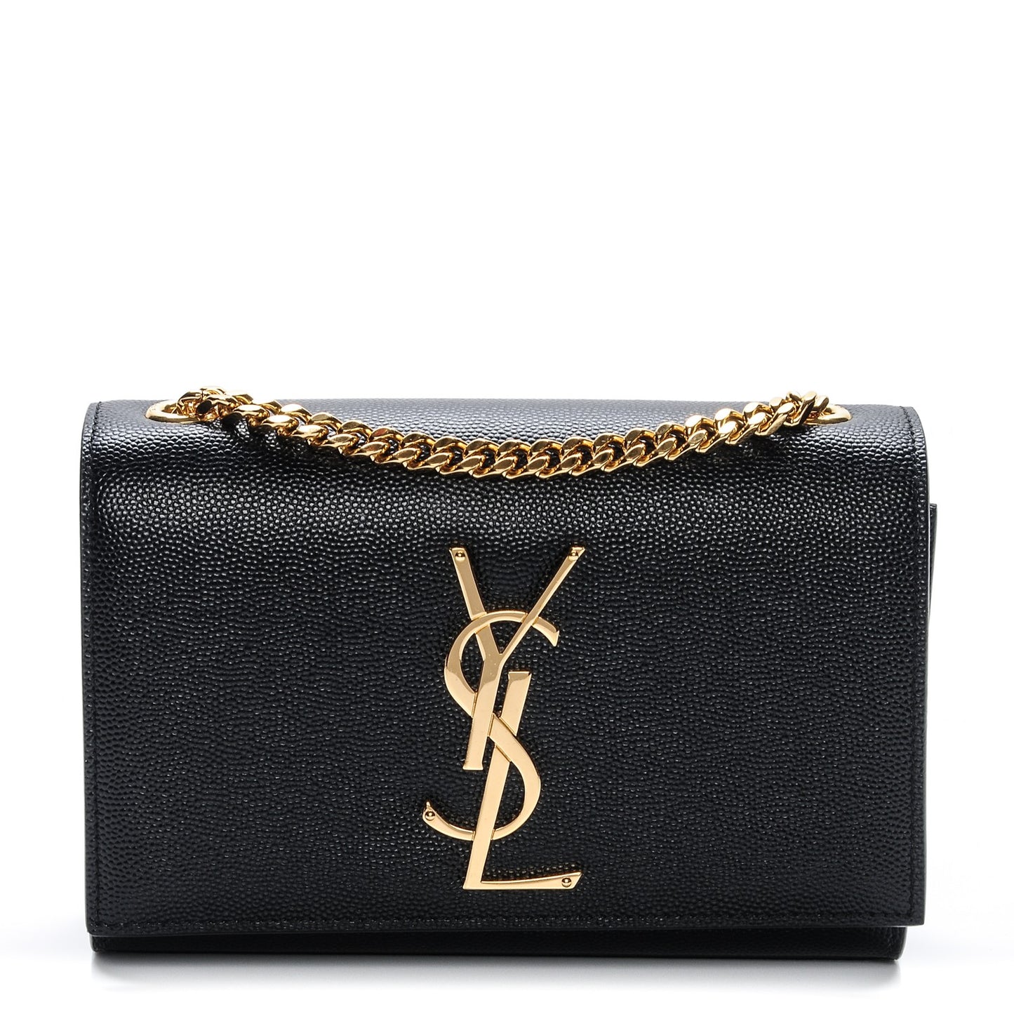 Grain De Poudre Small Monogram Kate Satchel Black