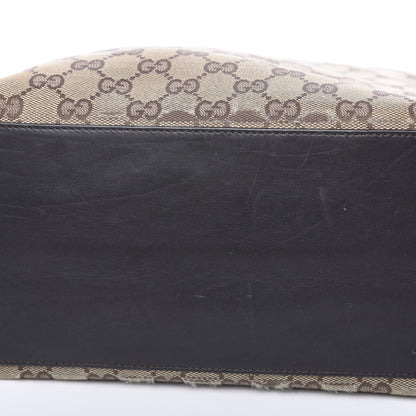 Gucci Monogram Large Bucket Tote Dark Brown 9 of 12