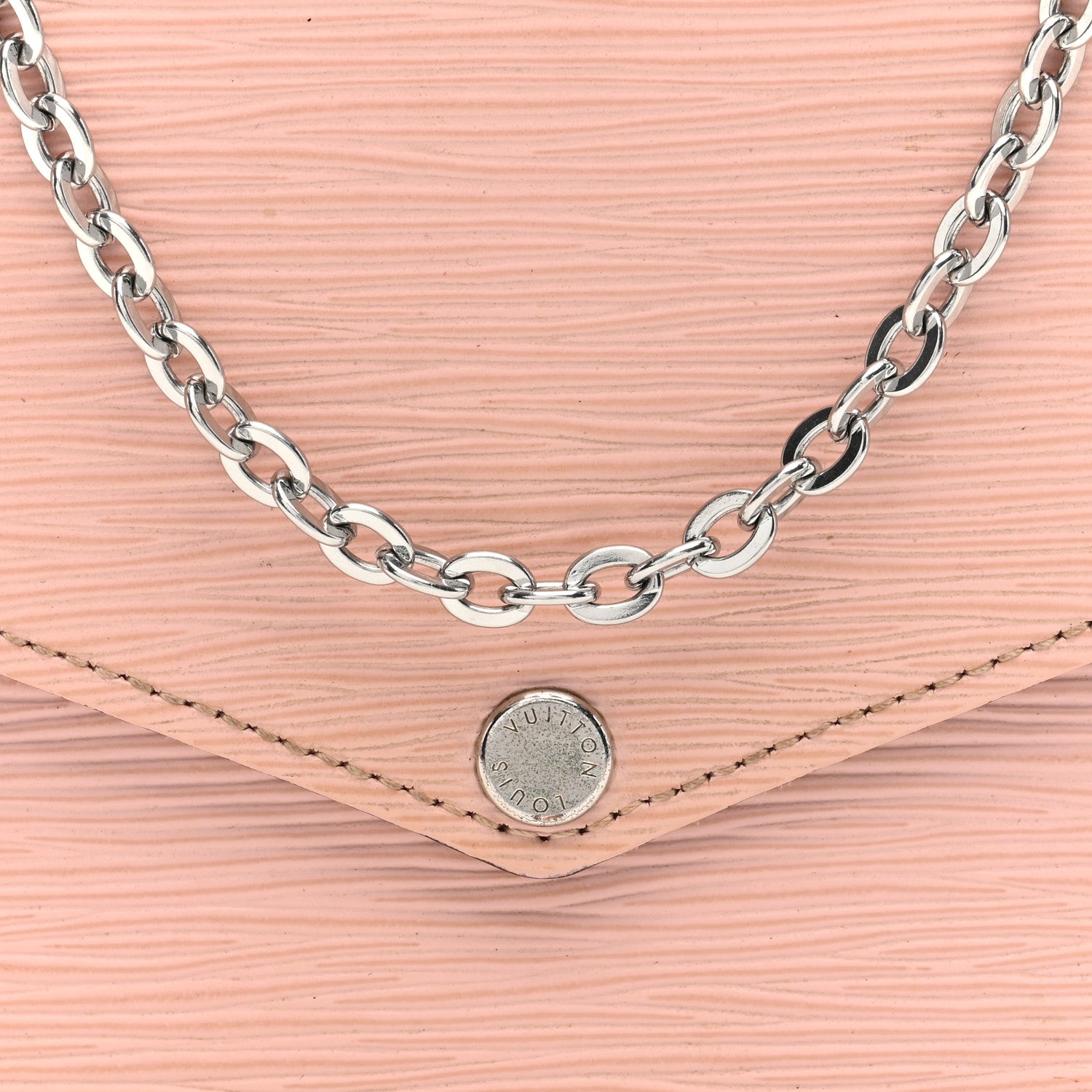 Louis Vuitton Epi Pochette Felicie Rose Ballerine 8 of 14