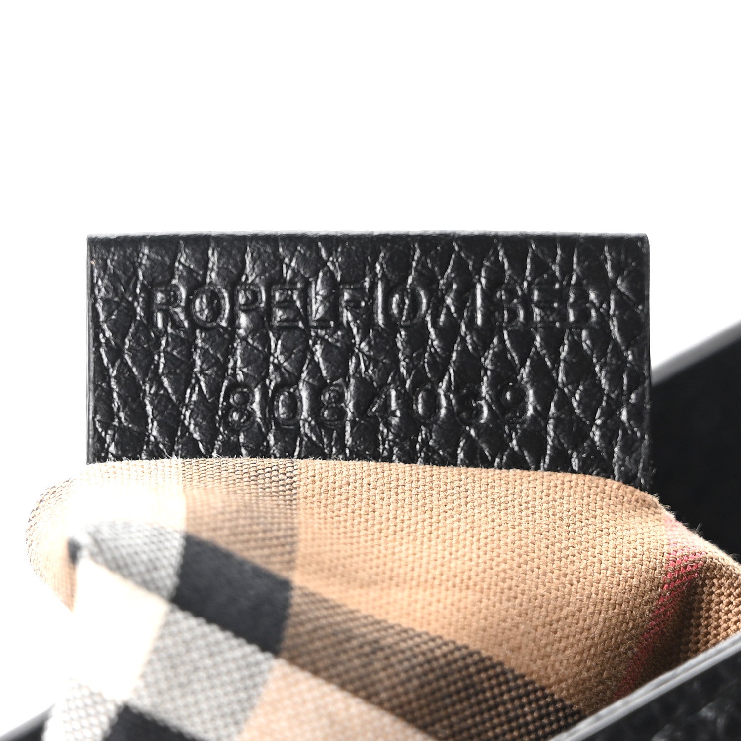 Burberry Grainy Calfskin Medium London Tote Bag Black 7 of 10