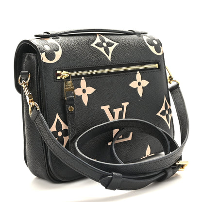 Louis Vuitton Empreinte Monogram Giant Pochette Metis Black Beige 3 of 8