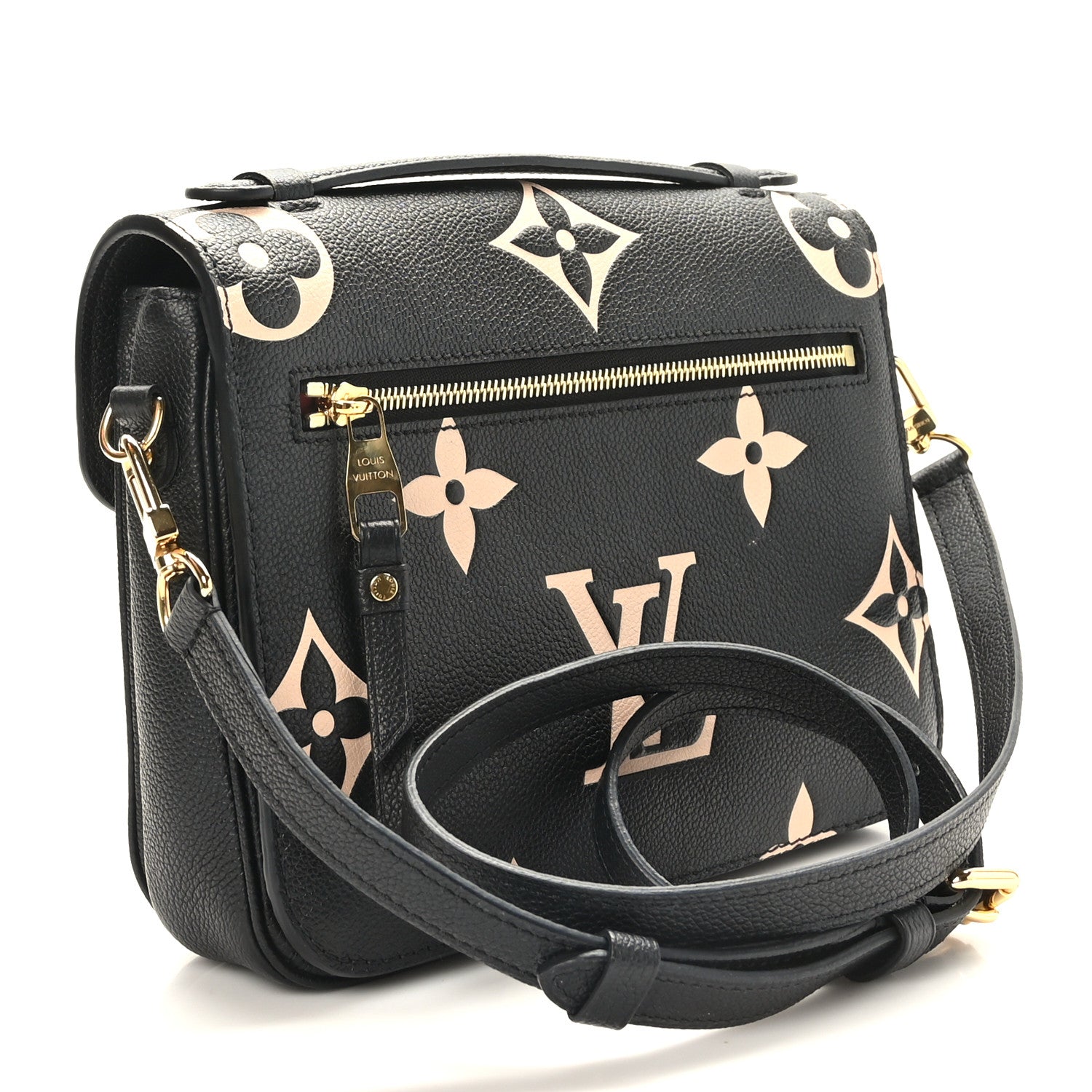 Louis Vuitton Empreinte Monogram Giant Pochette Metis Black Beige 3 of 9