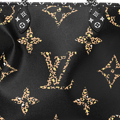 Louis Vuitton Monogram Giant Jungle Neverfull MM Black 13 of 16