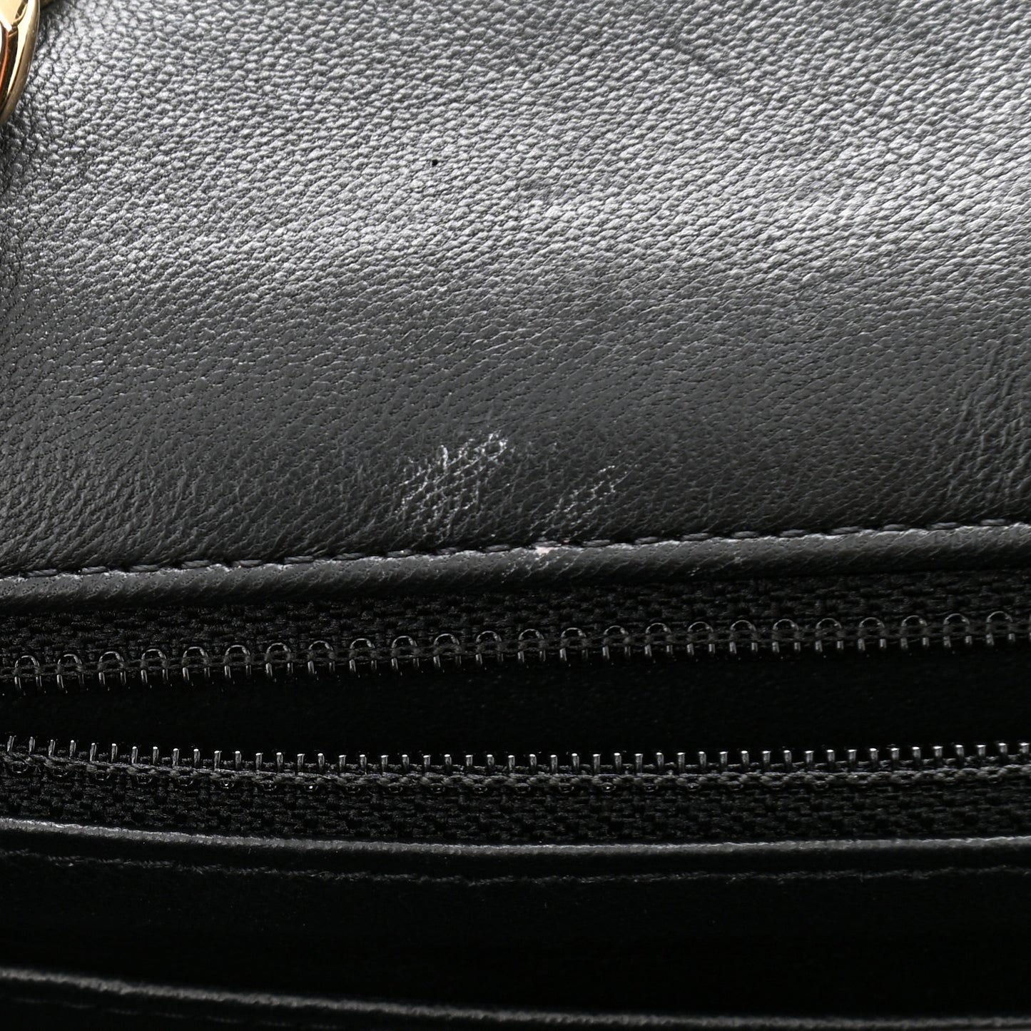 Lambskin Quilted Mini Coco Charms Rectangular Flap Black