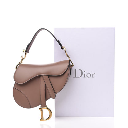 Christian Dior Calfskin Mini Saddle Bag Taupe 15 of 15