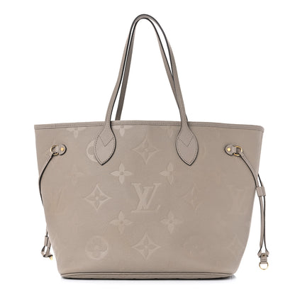 Louis Vuitton Empreinte Monogram Giant Neverfull MM Tourterelle 1 of 10
