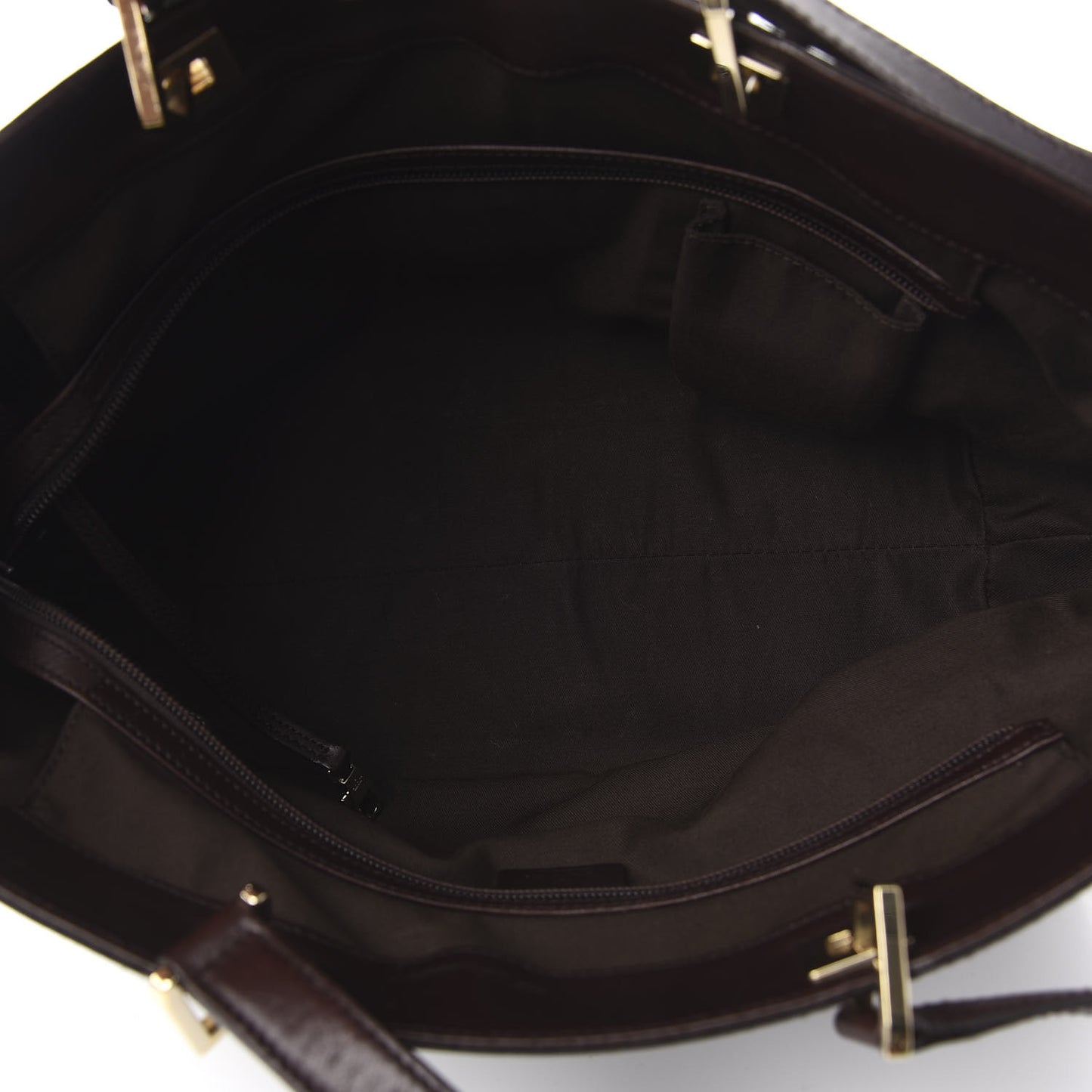 Guccissima Large Punch Tote Chocolate Brown