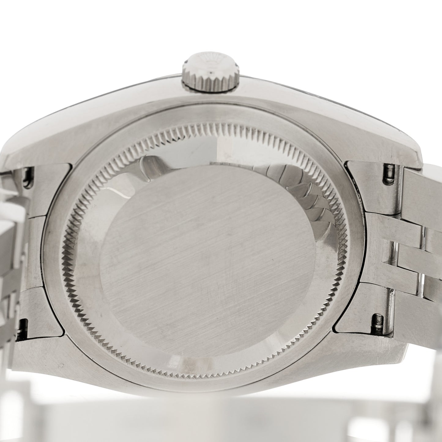 Stainless Steel 18K White Gold Diamond 36mm Oyster Perpetual Datejust Watch Silver 116234