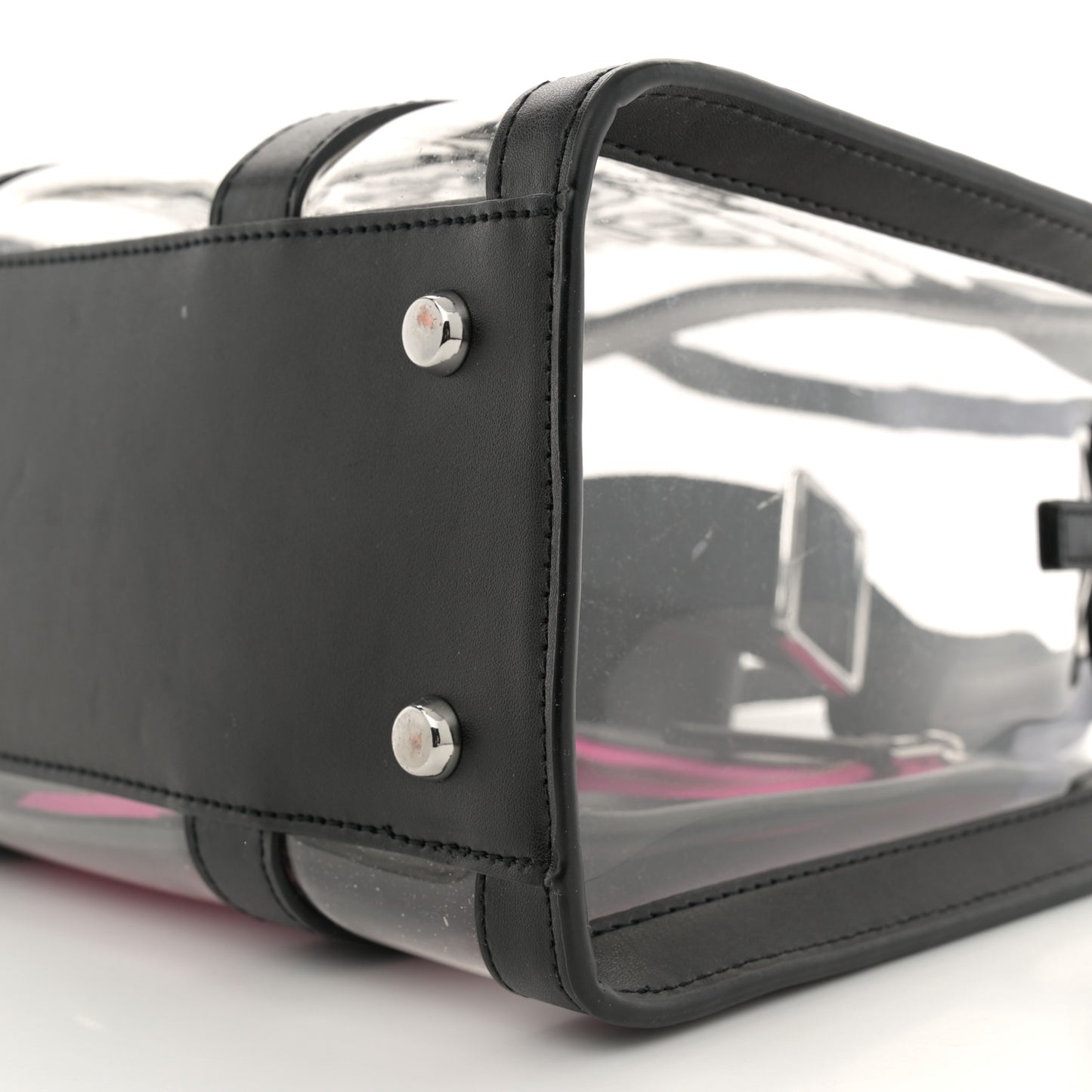 PVC The Small Tote Bag Black