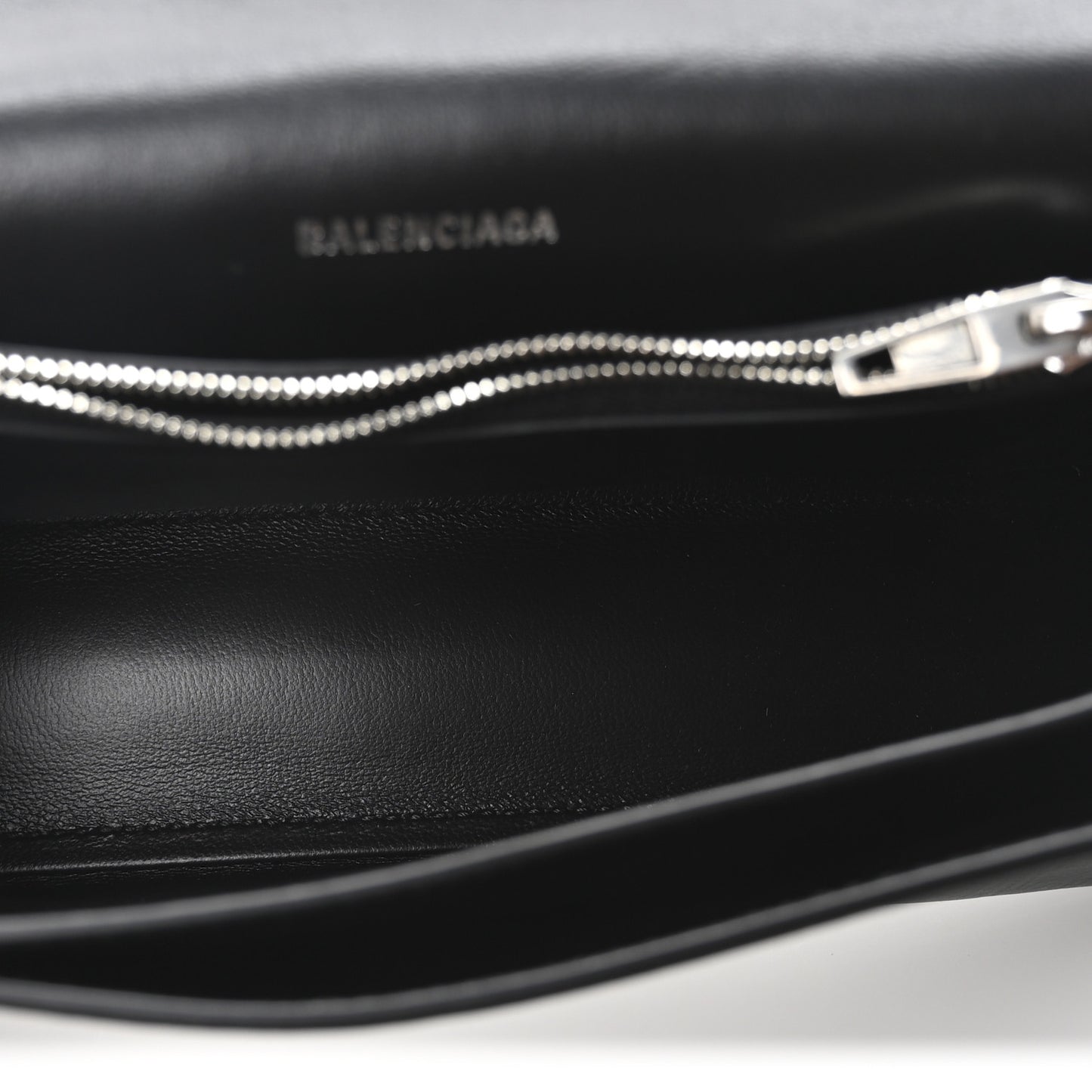 Paper Calfskin Small Crush Sling Bag Black