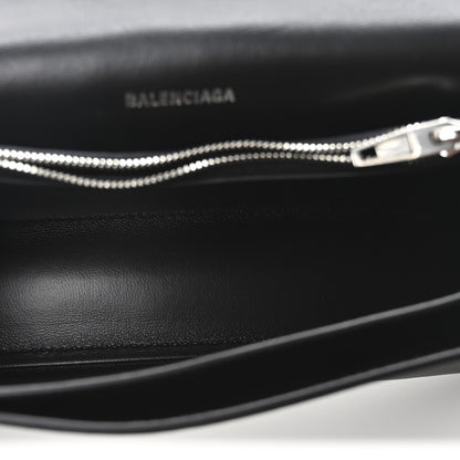 Balenciaga Paper Calfskin Small Crush Sling Bag Black 5 of 9