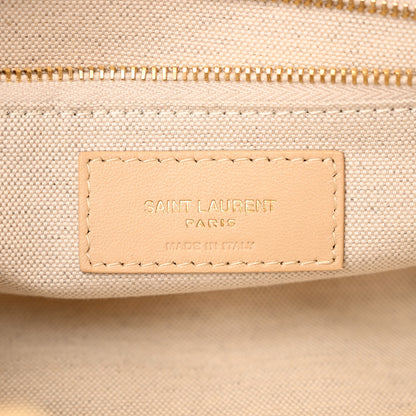 Saint Laurent Raffia Monogram Medium Jamie Natural Avorio 6 of 11