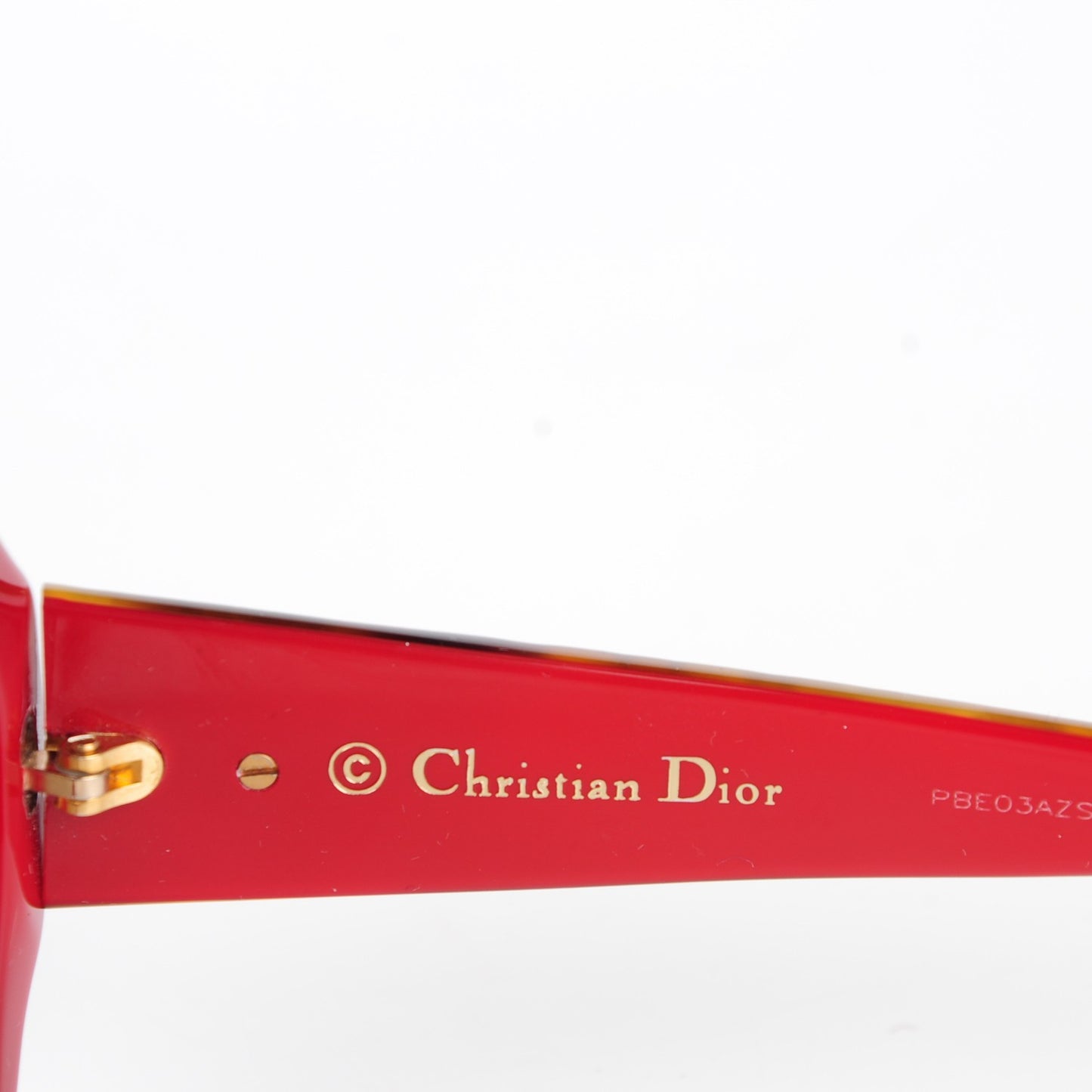 Resin Cannage Lady In Dior 1 Sunglasses Tortoise Red