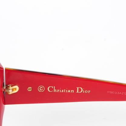 Christian Dior Resin Cannage Lady In Dior 1 Sunglasses Tortoise Red 5 of 9