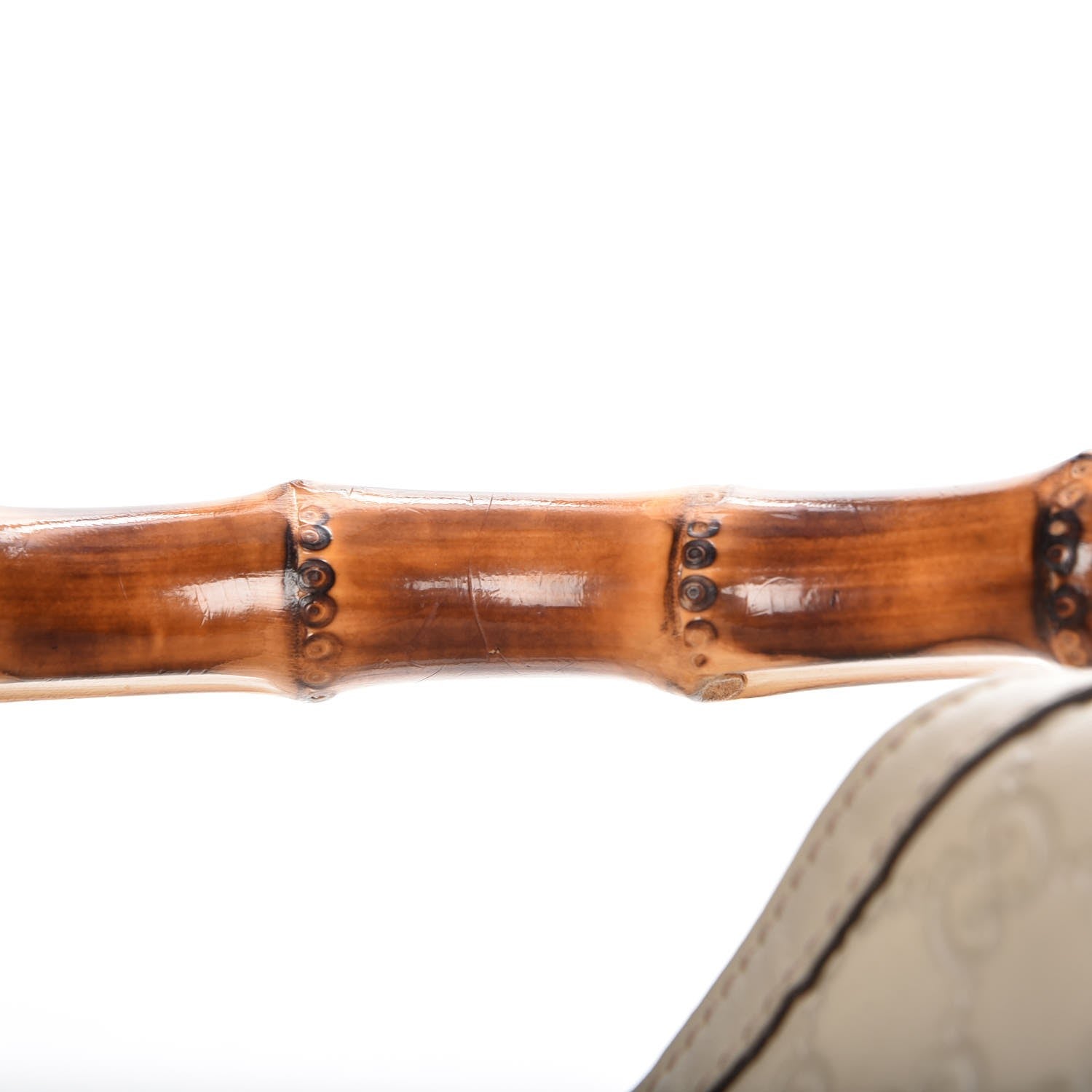 Gucci Guccissima Peggy Bamboo Top Handle Bag Ivory 13 of 13