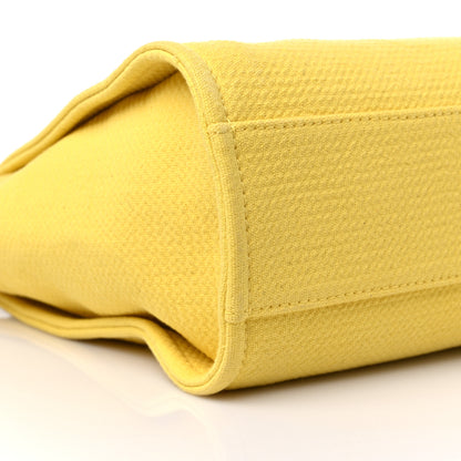 Chanel Mixed Fibers Small Deauville Tote Yellow 9 of 13