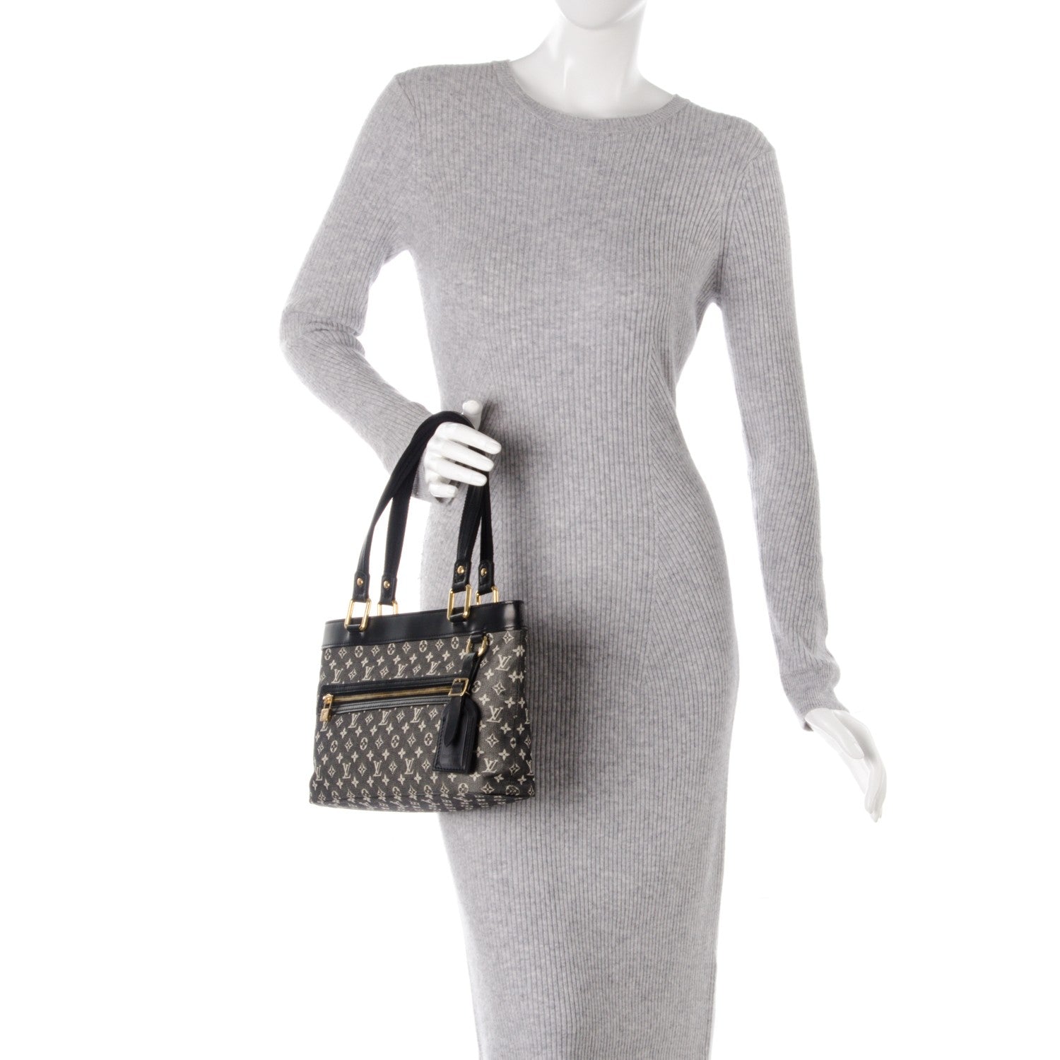 Louis Vuitton Mini Monogram Lucille PM Black 2 of 7