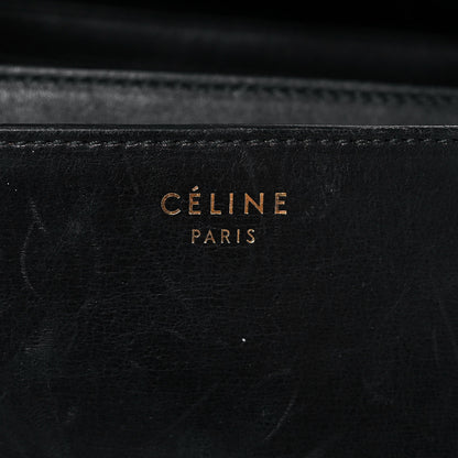 Celine Liege Calfskin Large Classic Box Flap Bag Black 7 of 16