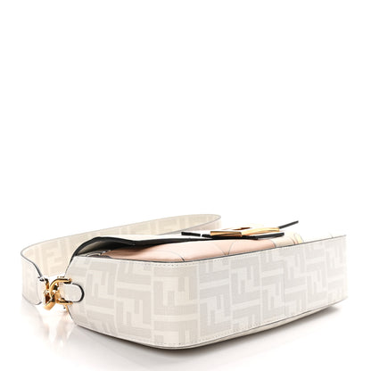Fendi Glazed Fabric FF Bikini Girls Inlay Baguette Bianco Perla Multicolor 4 of 9