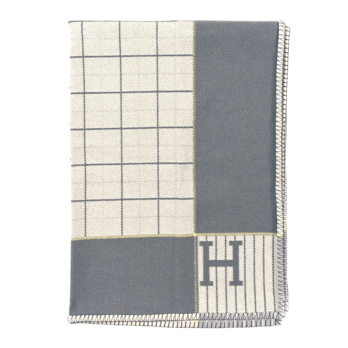 Wool Cashmere Avalon Cabriole Blanket Gris Perle