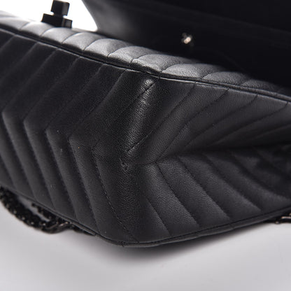 Chanel Sheepskin Chevron Quilted 2.55 Reissue 226 Flap So Black 16 of 20
