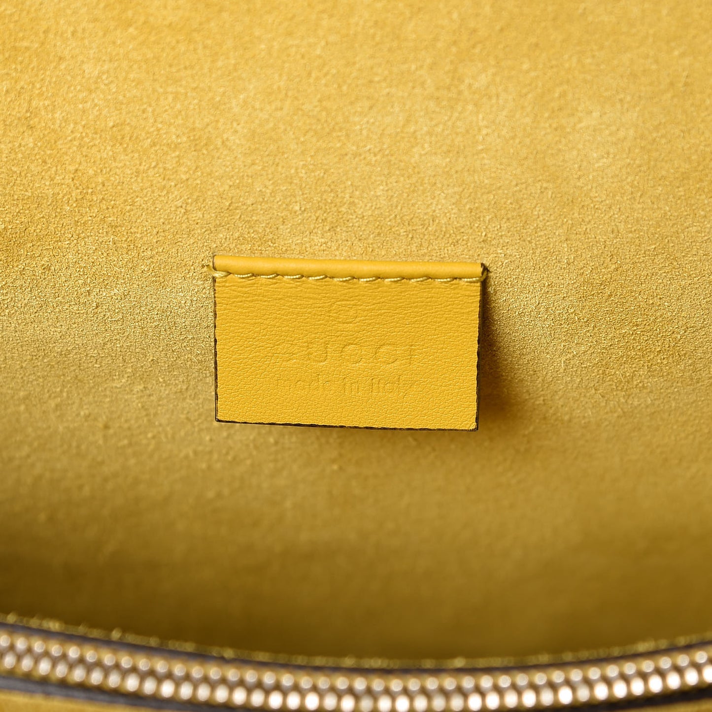 GG Supreme Monogram Crystal Bow Embroidered Medium Dionysus Shoulder Bag Yellow