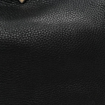 Valentino Garavani Pebbled Calfskin Small Rockstud Flip-Lock Messenger Bag Black 7 of 17
