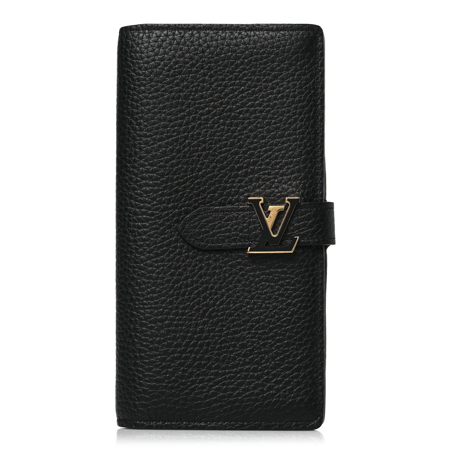 Louis Vuitton Taurillon LV Vertical Capucines Wallet Black Arizona 1 of 7