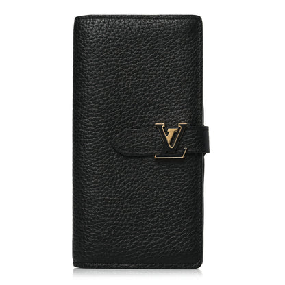 Louis Vuitton Taurillon LV Vertical Capucines Wallet Black Arizona 1 of 7