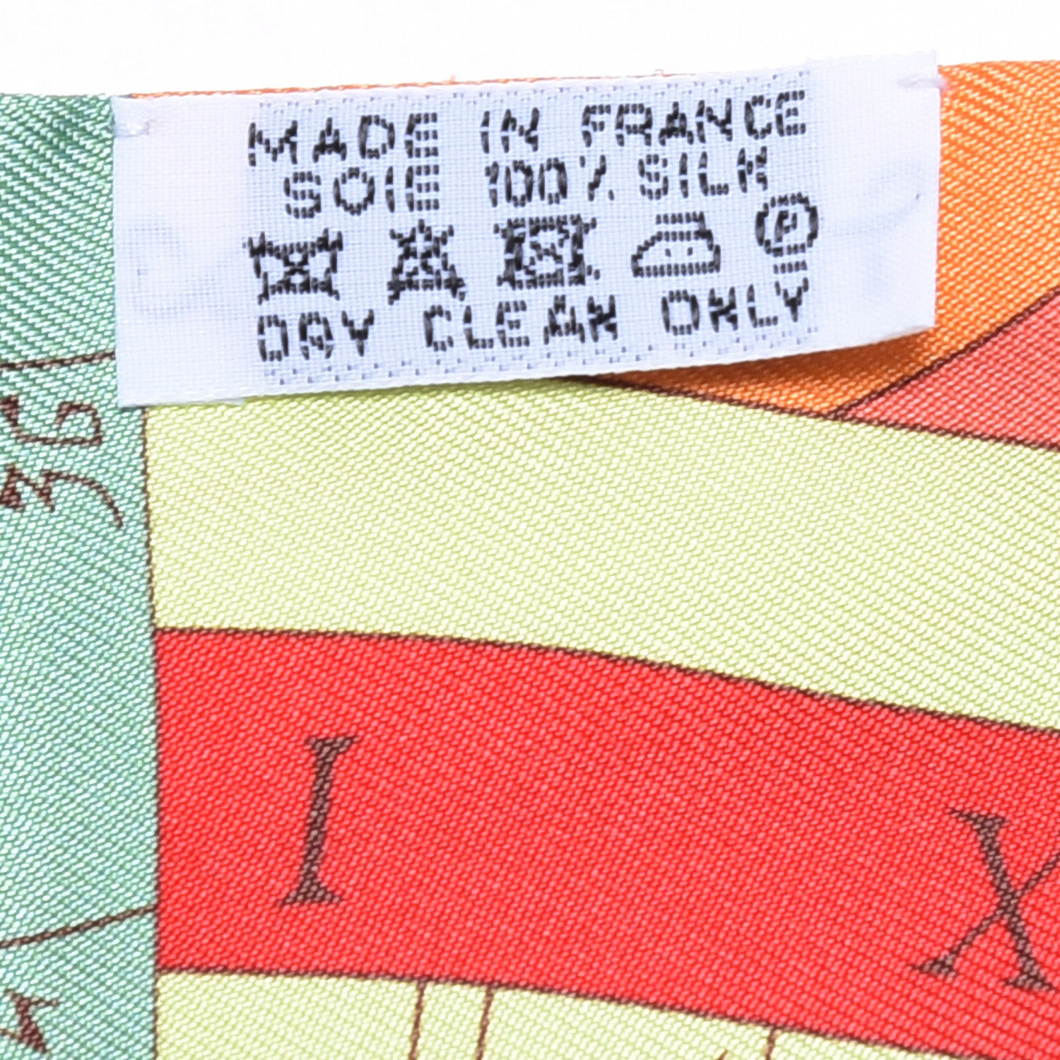 Hermes Silk Astrologie Twilly Rose Corail Vert Fluo 3 of 4