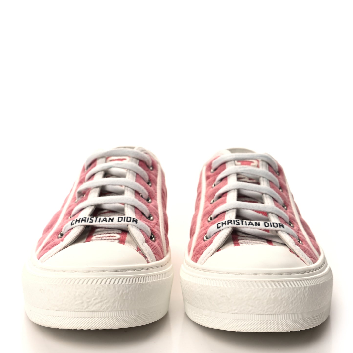Canvas Walk 'N' Dior Low Top Sneakers 37 Taffy Pink