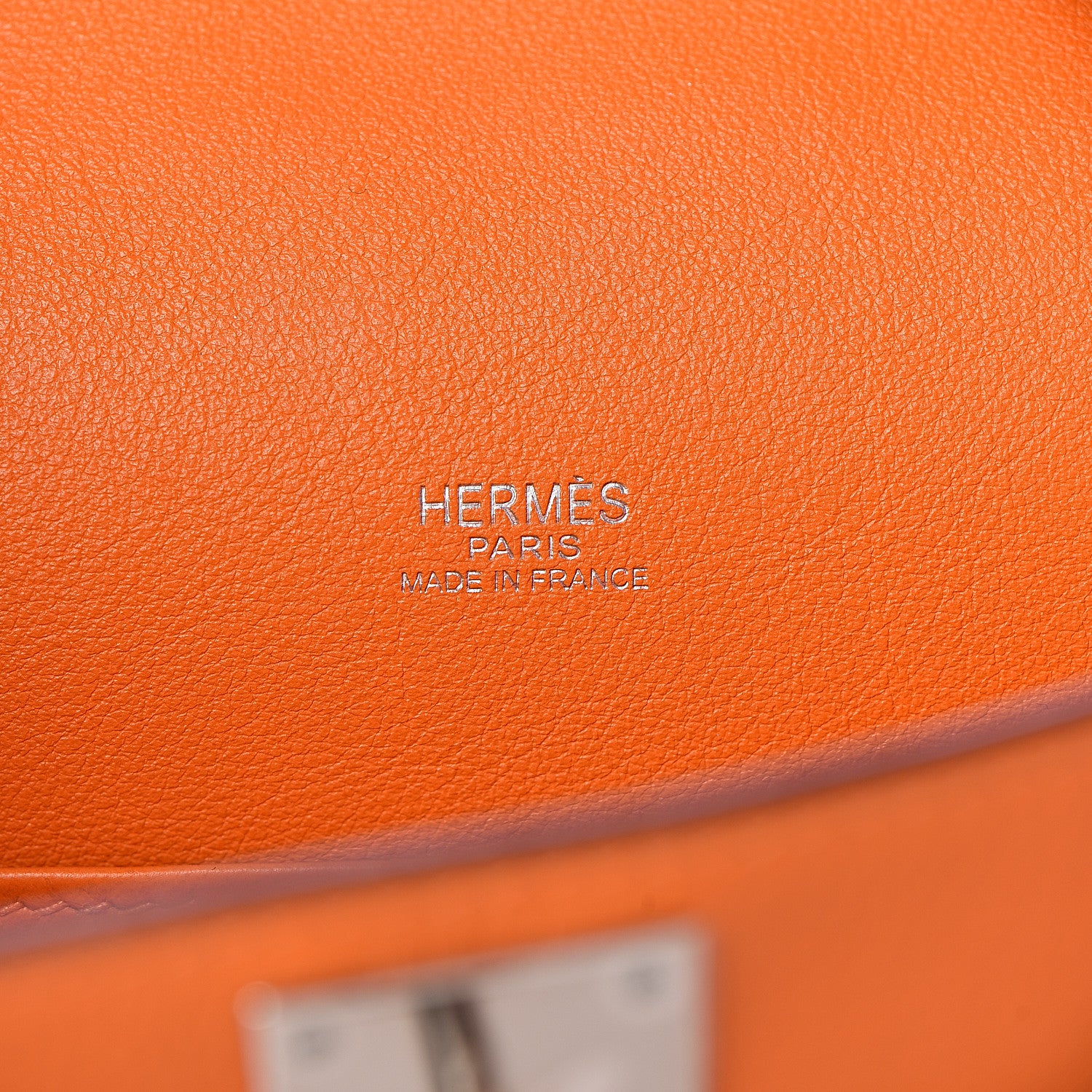 Hermes Swift Kelly Longue Clutch Pochette Orange 7 of 29